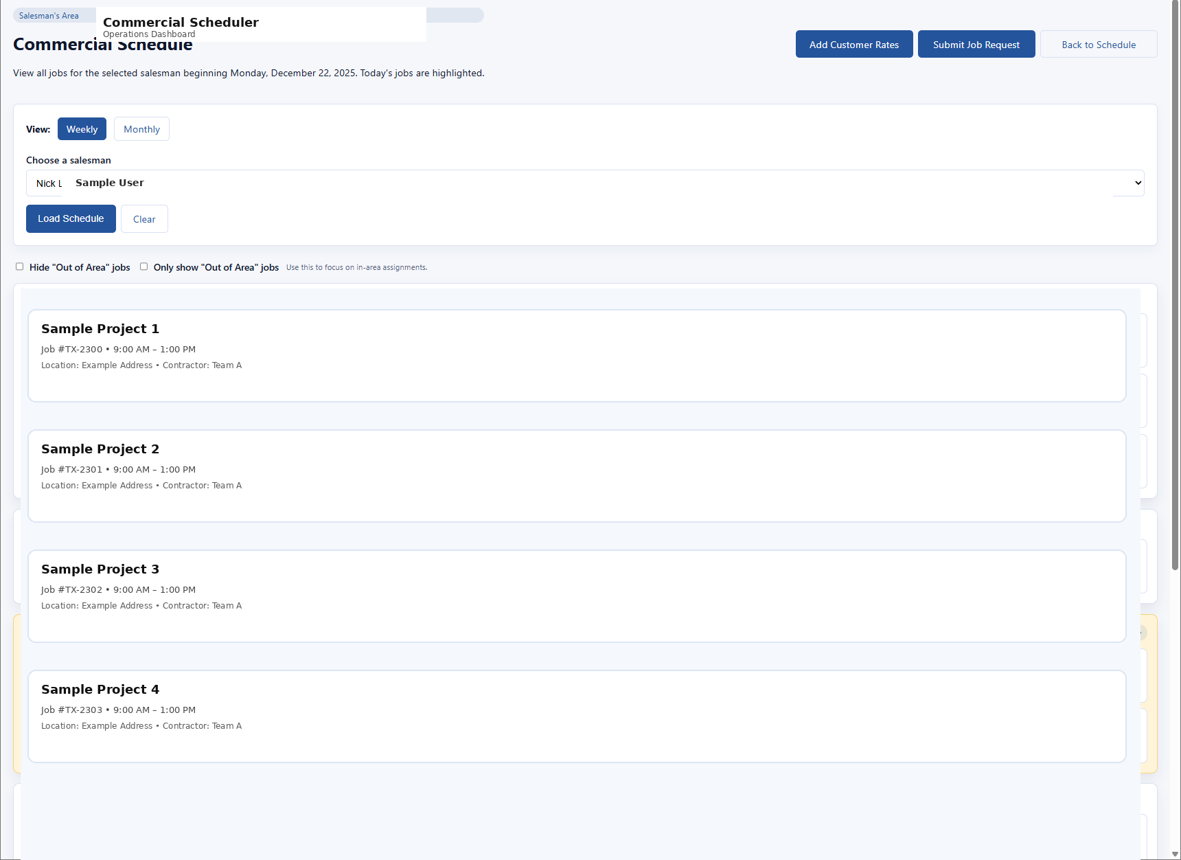 Armstrong Scheduler screenshot 3